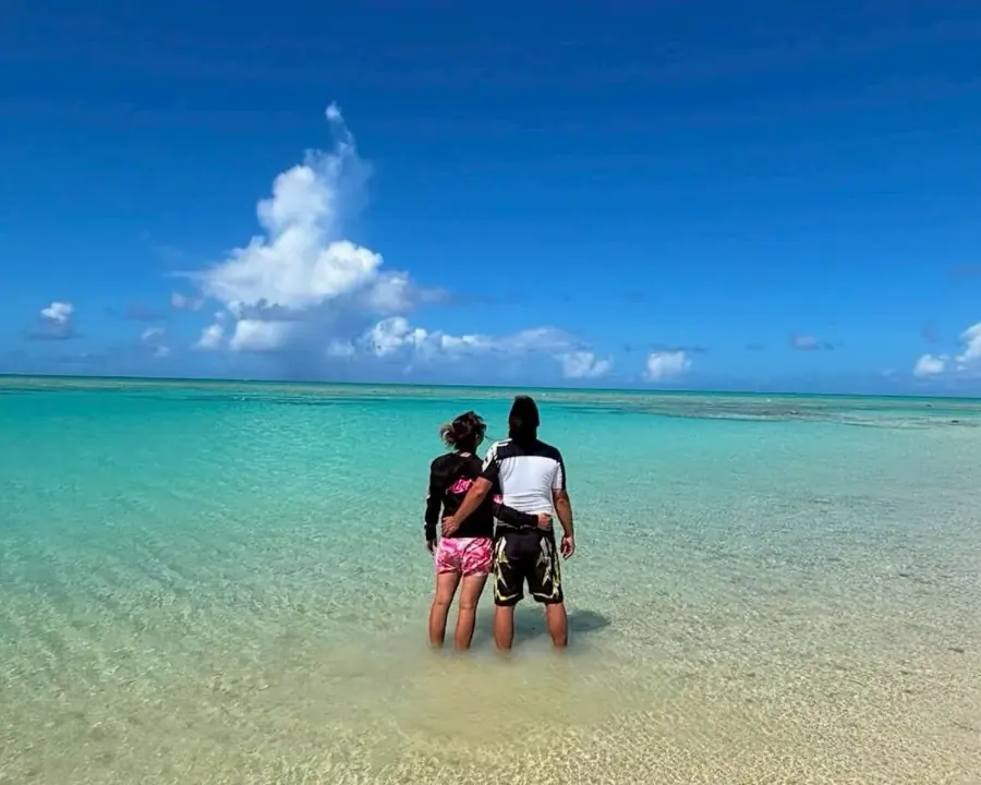 はての浜の白い砂浜と海